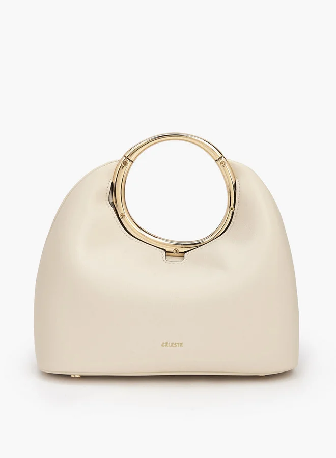 سيليست Solid Shoulder Bag With Chain Handle